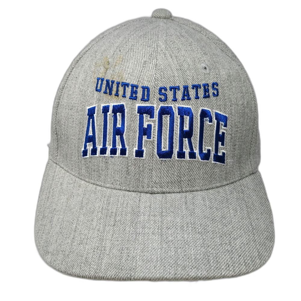 Rapid Dominance US Air Force Snapback Hat Gray One Size Official Licensed Logo